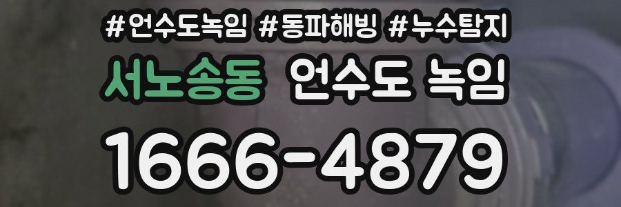 서노송동 언수도 녹임