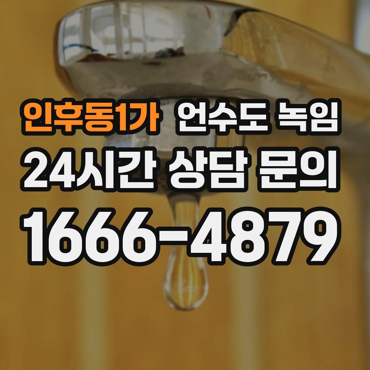 인후동1가 언수도 녹임