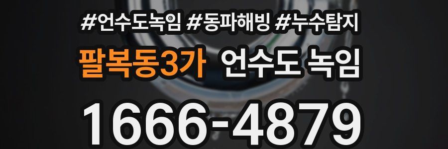 팔복동3가 언수도 녹임