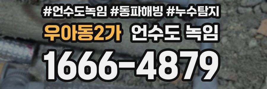 우아동2가 언수도 녹임