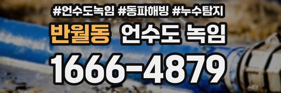 반월동 언수도 녹임