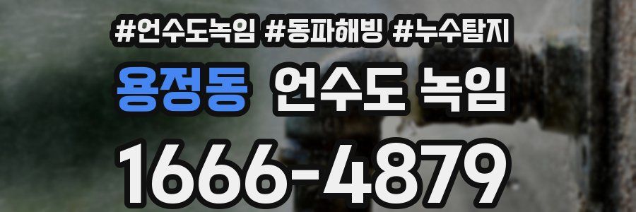 용정동 언수도 녹임