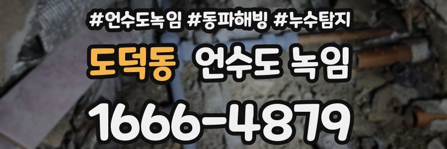 도덕동 언수도 녹임