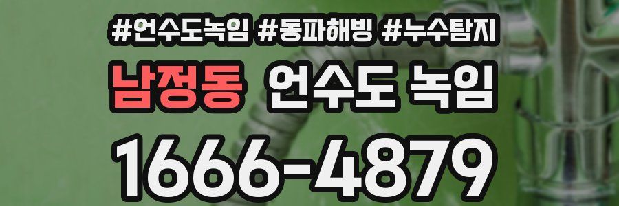 남정동 언수도 녹임