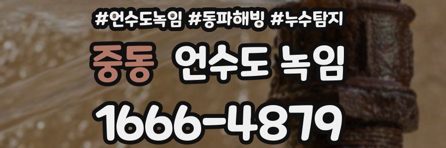 중동 언수도 녹임