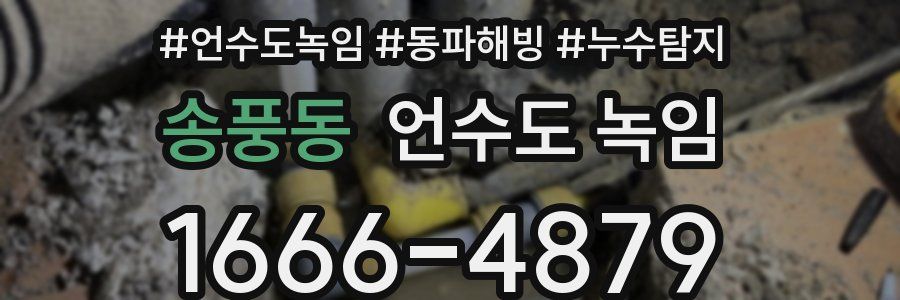 송풍동 언수도 녹임