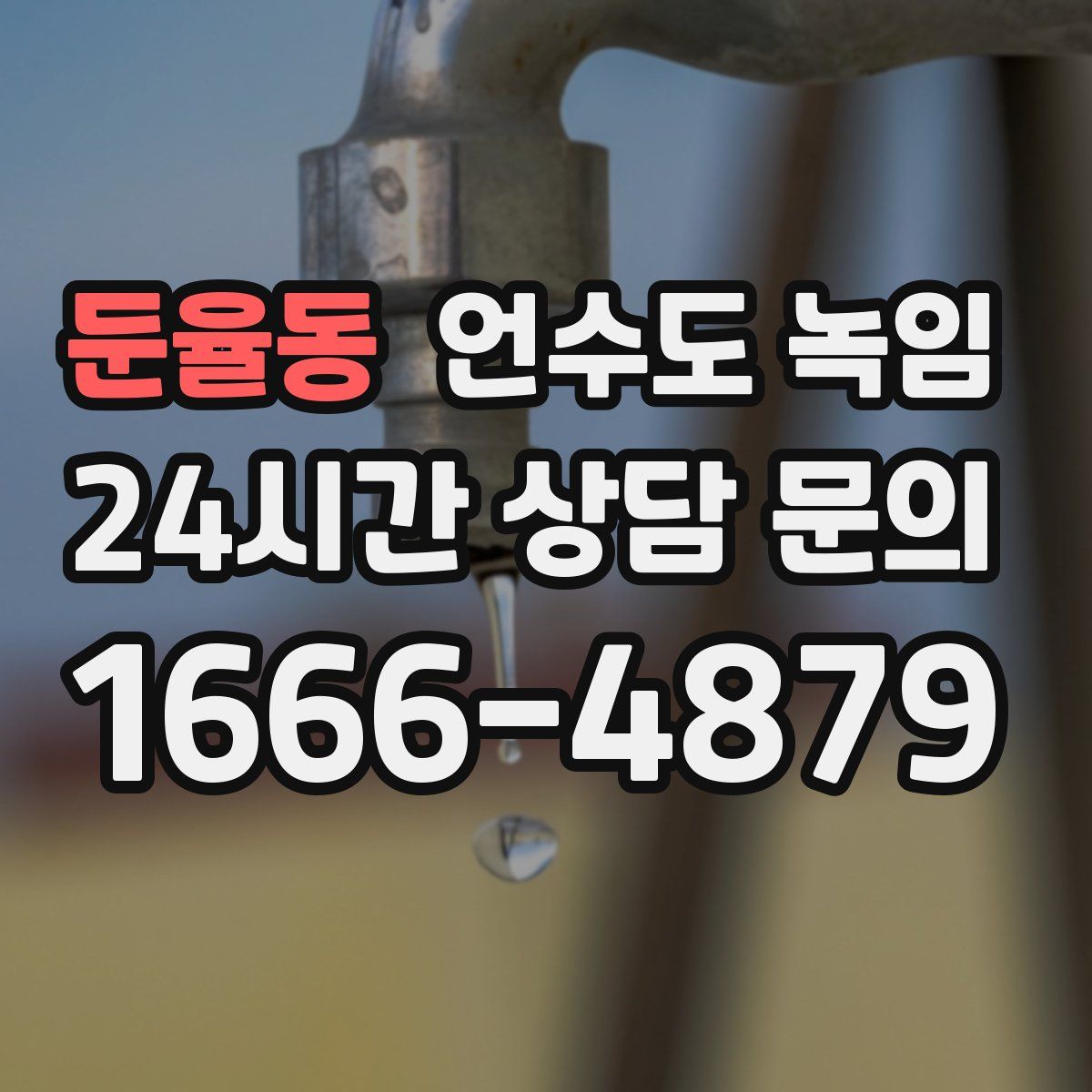 둔율동 언수도 녹임