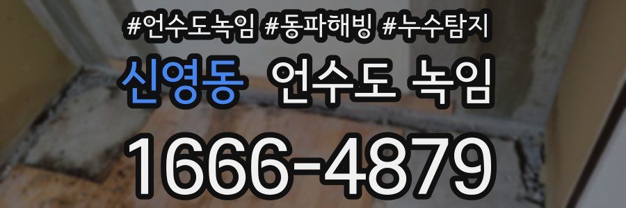 신영동 언수도 녹임