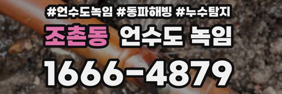 조촌동 언수도 녹임