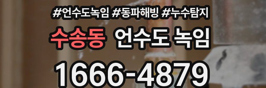 수송동 언수도 녹임