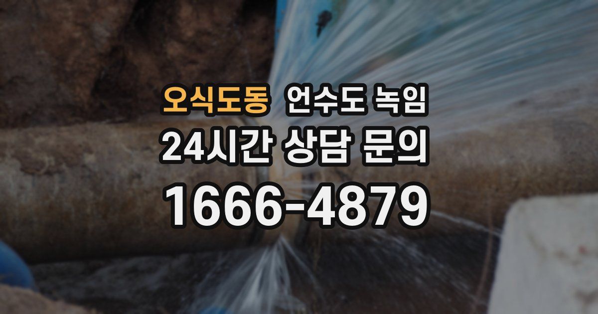 오식도동 언수도 녹임