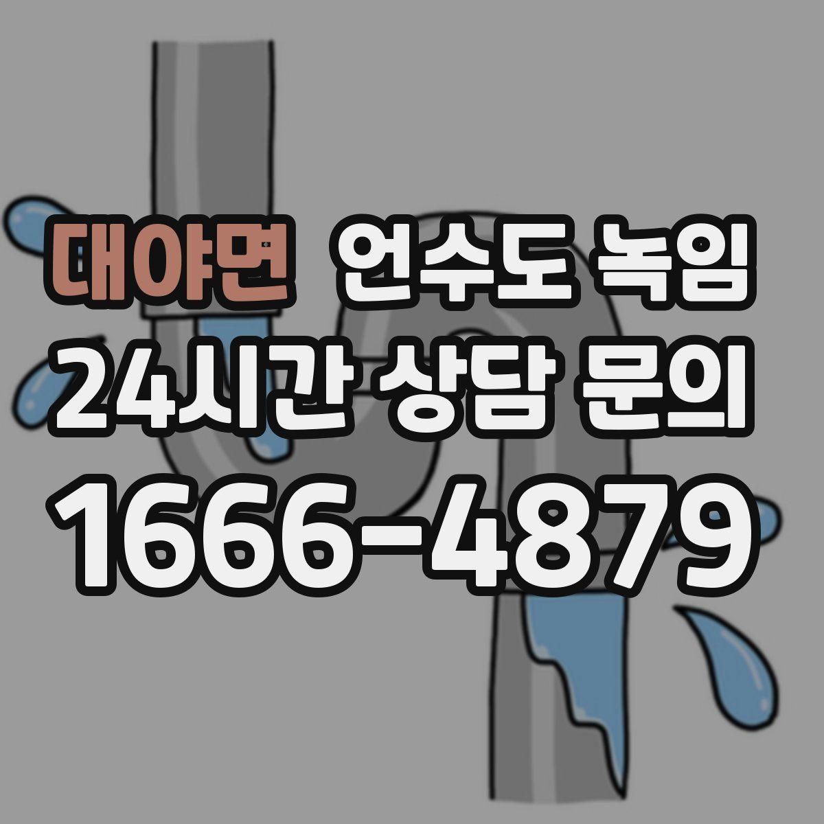 대야면 언수도 녹임