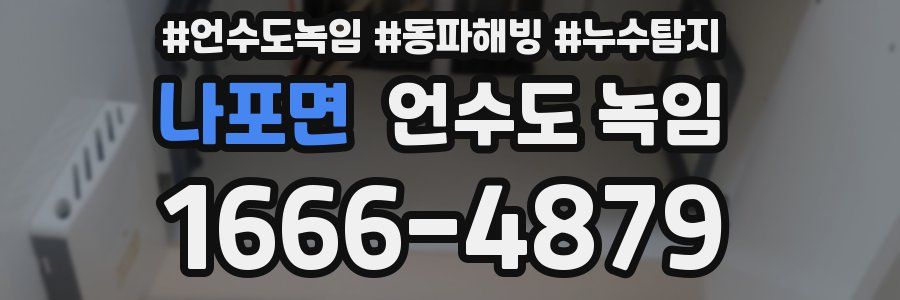 나포면 언수도 녹임
