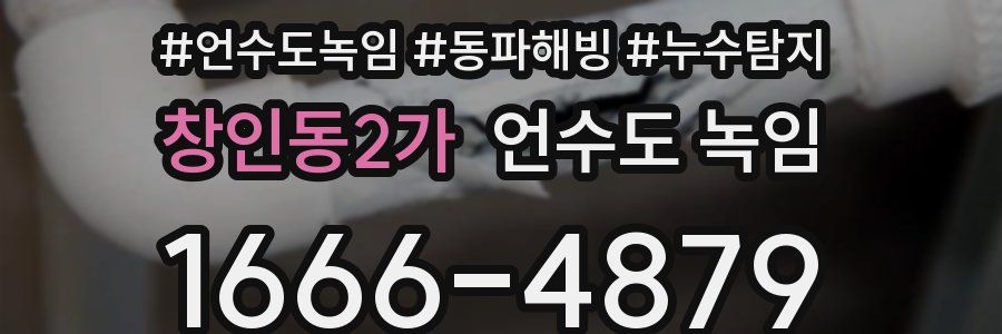 창인동2가 언수도 녹임