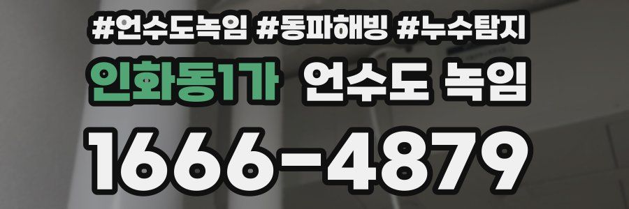 인화동1가 언수도 녹임