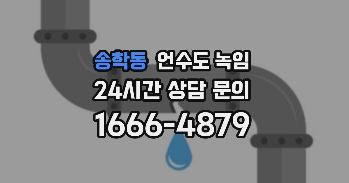 송학동 언수도 녹임