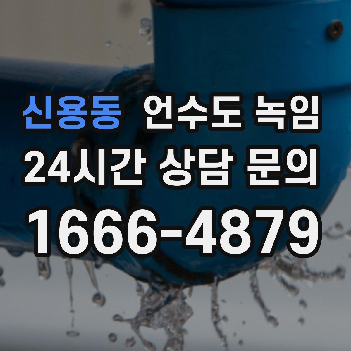 신용동 언수도 녹임