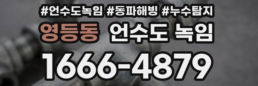 영등동 언수도 녹임