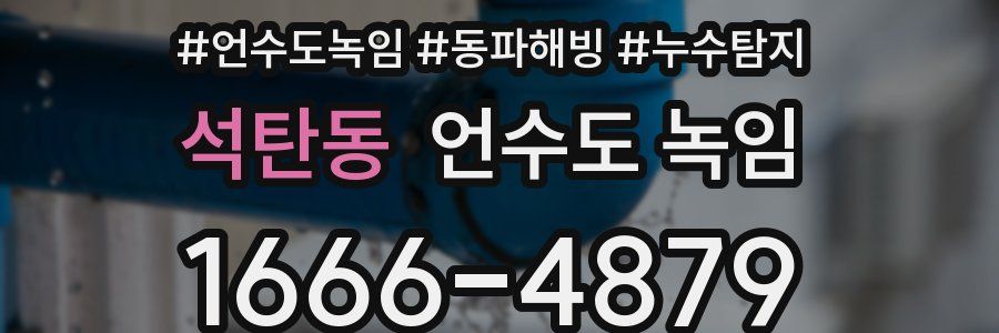 석탄동 언수도 녹임