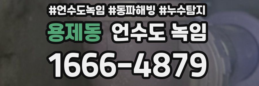 용제동 언수도 녹임