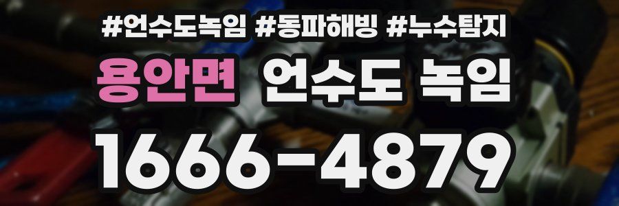 용안면 언수도 녹임