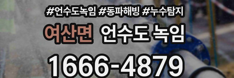 여산면 언수도 녹임