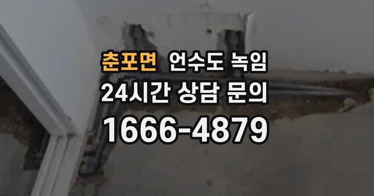 춘포면 언수도 녹임