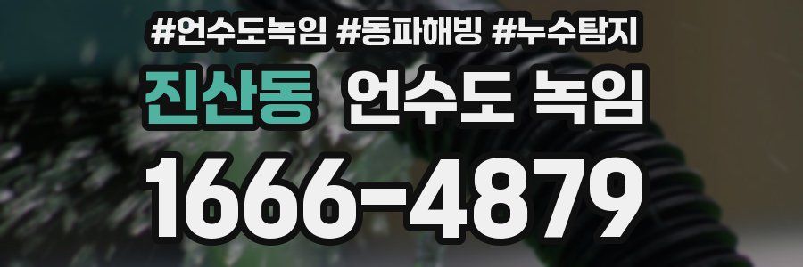 진산동 언수도 녹임