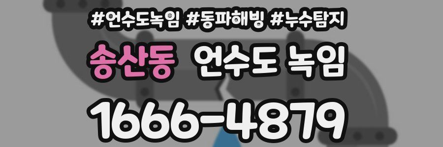 송산동 언수도 녹임