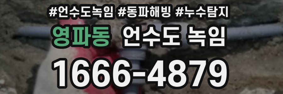 영파동 언수도 녹임