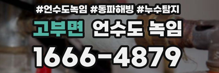 고부면 언수도 녹임