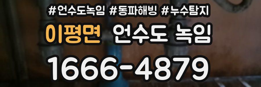 이평면 언수도 녹임