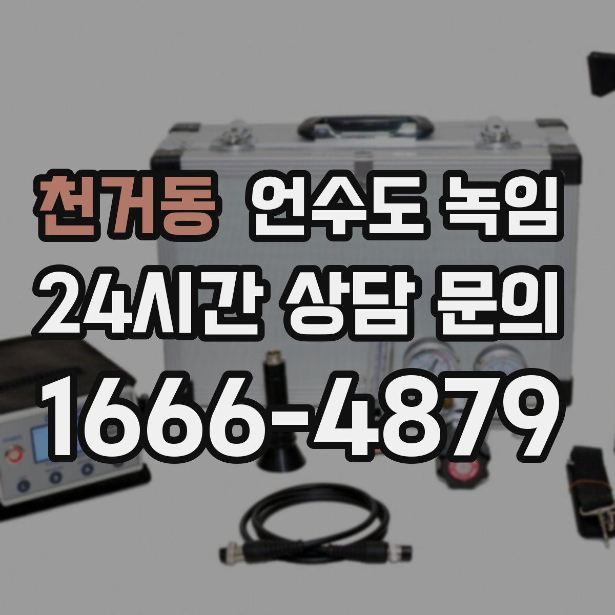 천거동 언수도 녹임