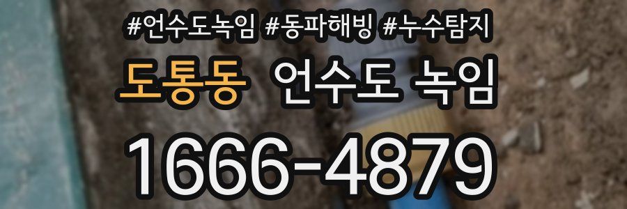 도통동 언수도 녹임