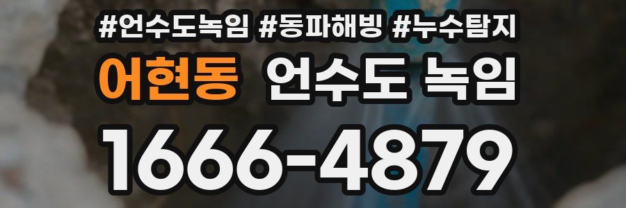 어현동 언수도 녹임