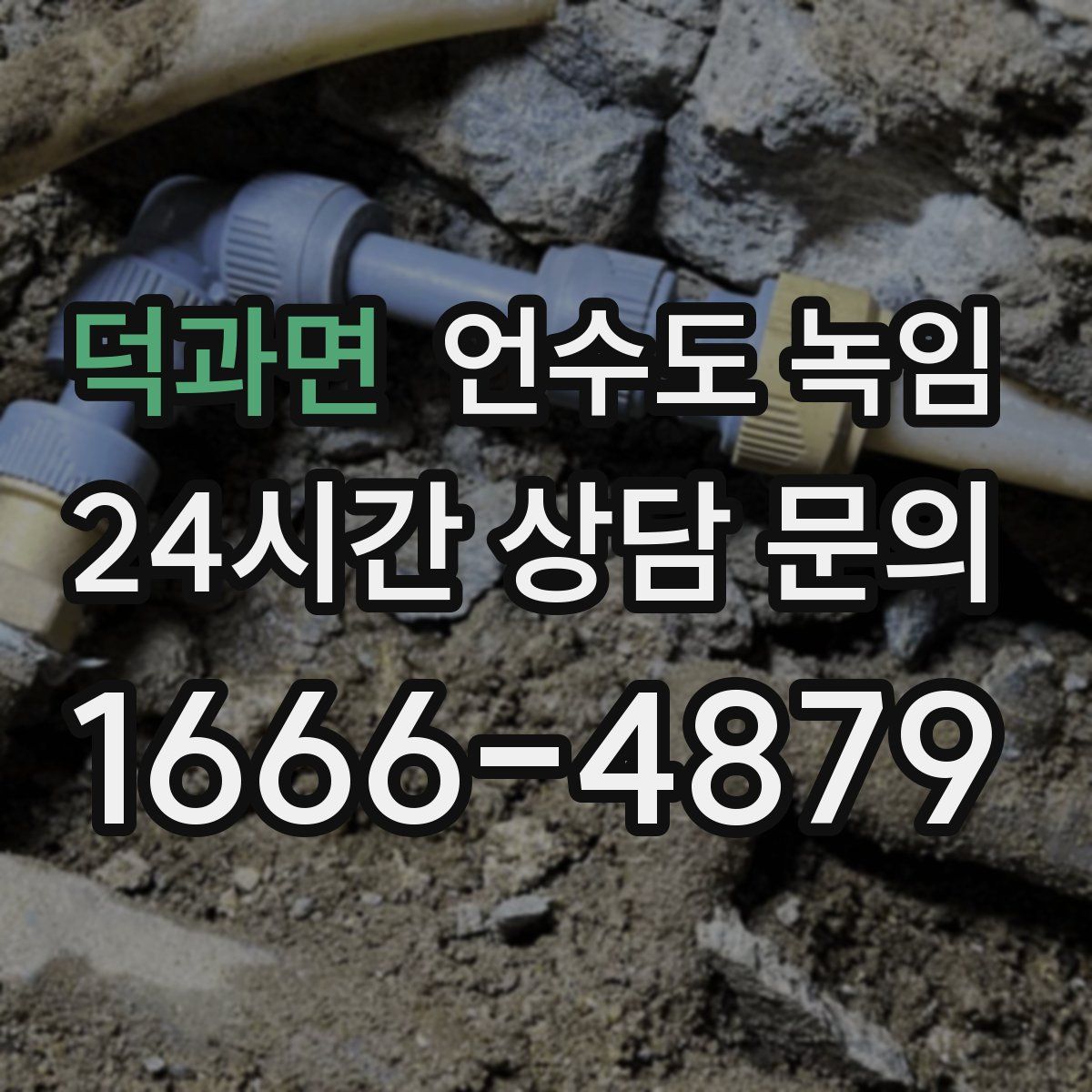 덕과면 언수도 녹임