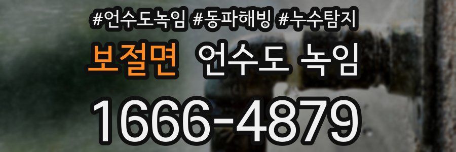 보절면 언수도 녹임