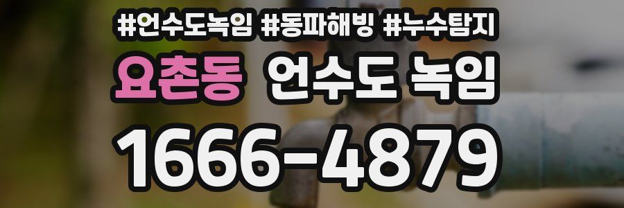 요촌동 언수도 녹임