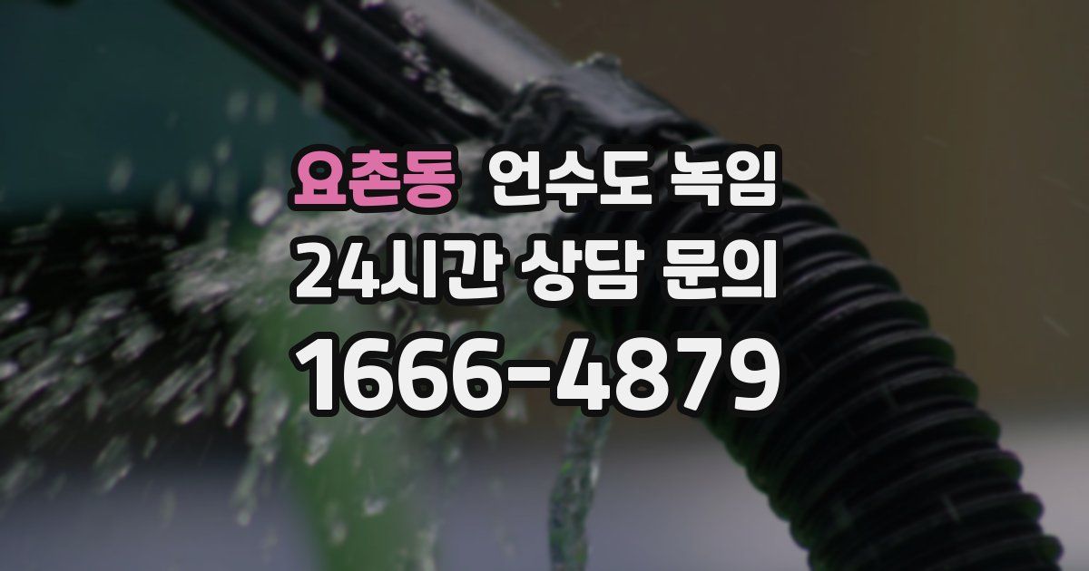 요촌동 언수도 녹임