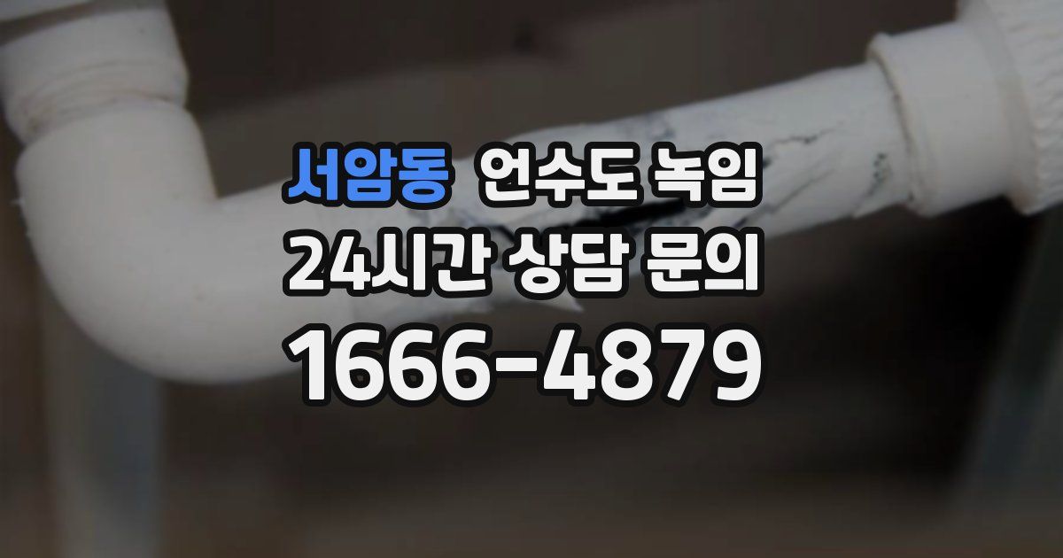 서암동 언수도 녹임