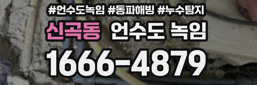 신곡동 언수도 녹임