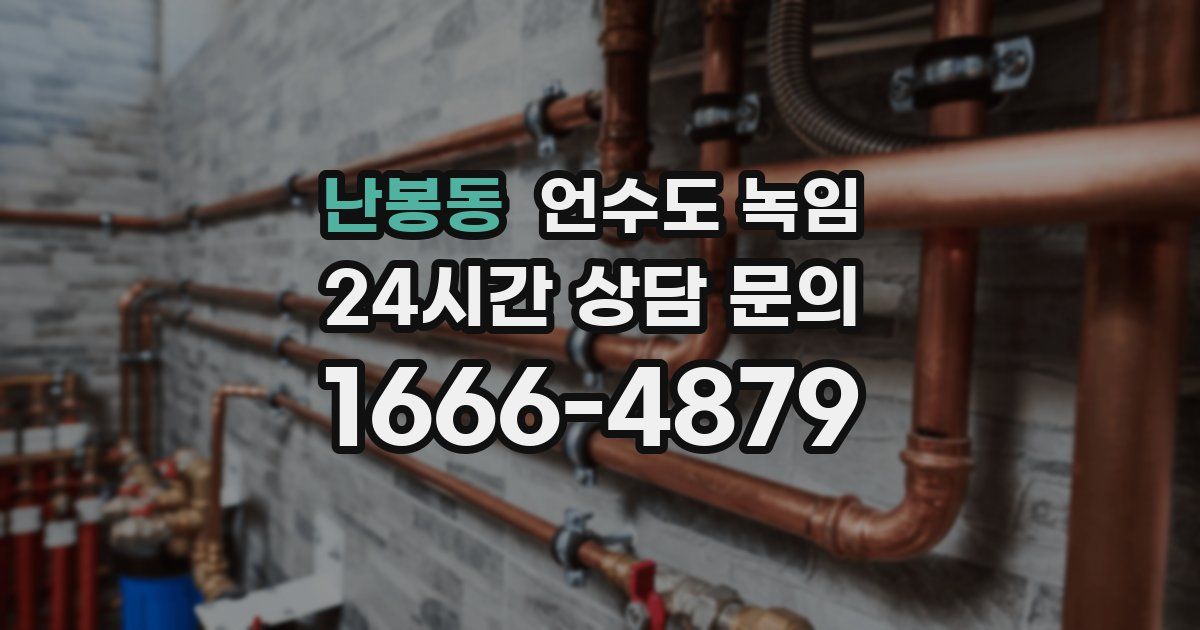 난봉동 언수도 녹임