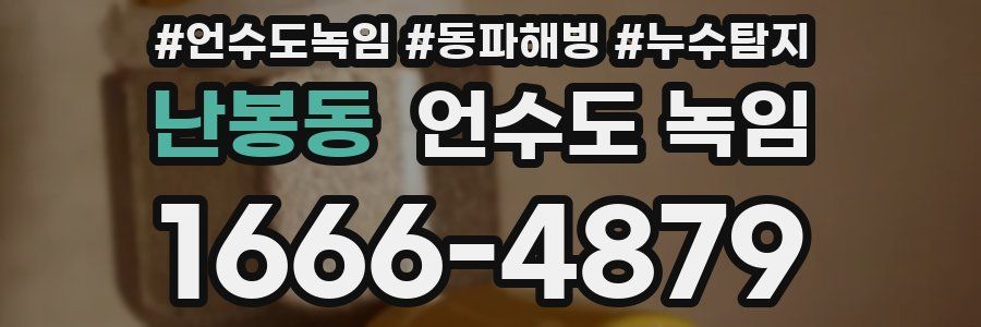 난봉동 언수도 녹임