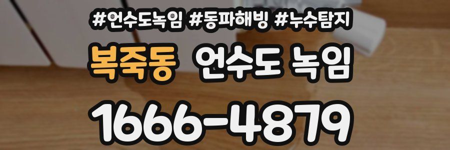 복죽동 언수도 녹임