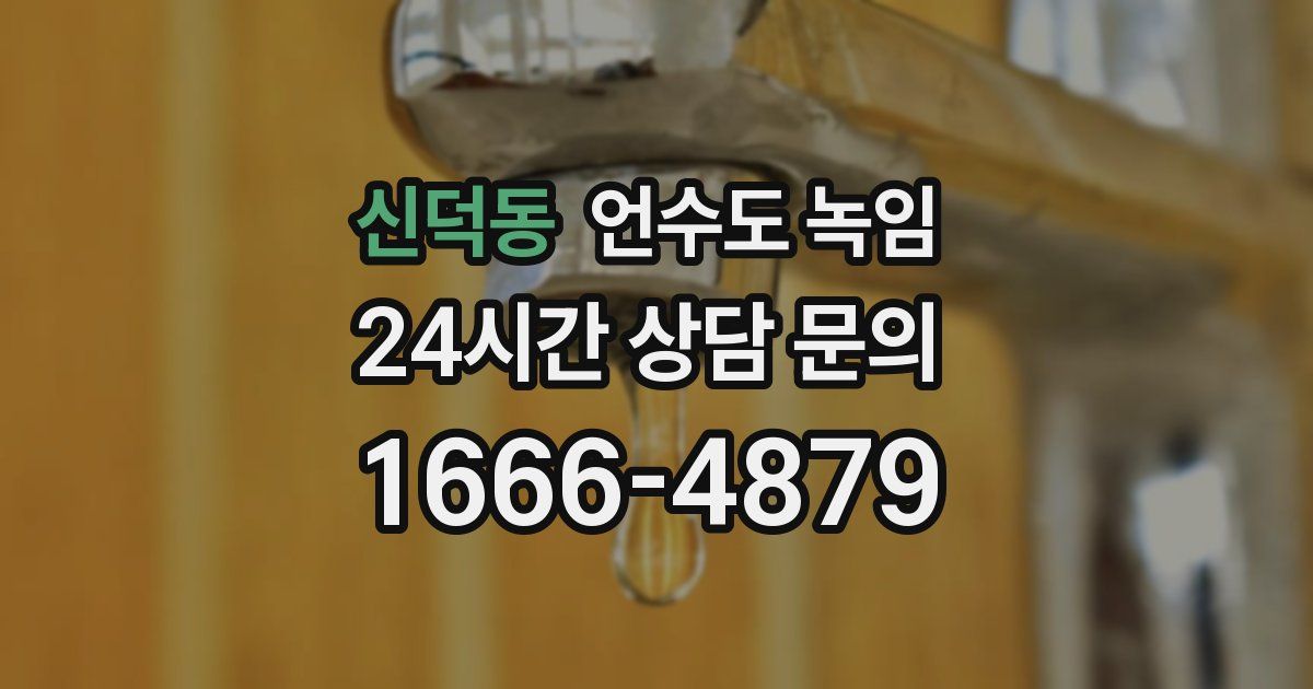 신덕동 언수도 녹임