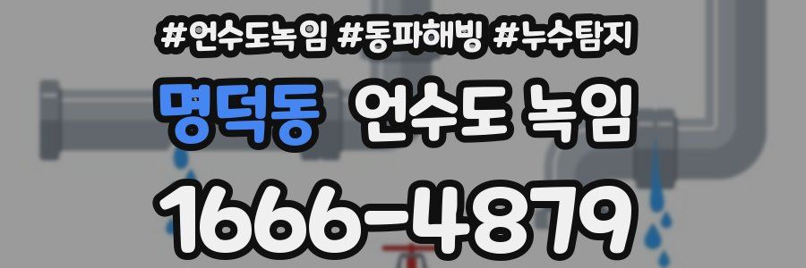 명덕동 언수도 녹임