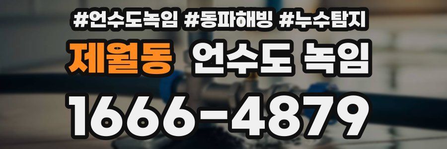 제월동 언수도 녹임