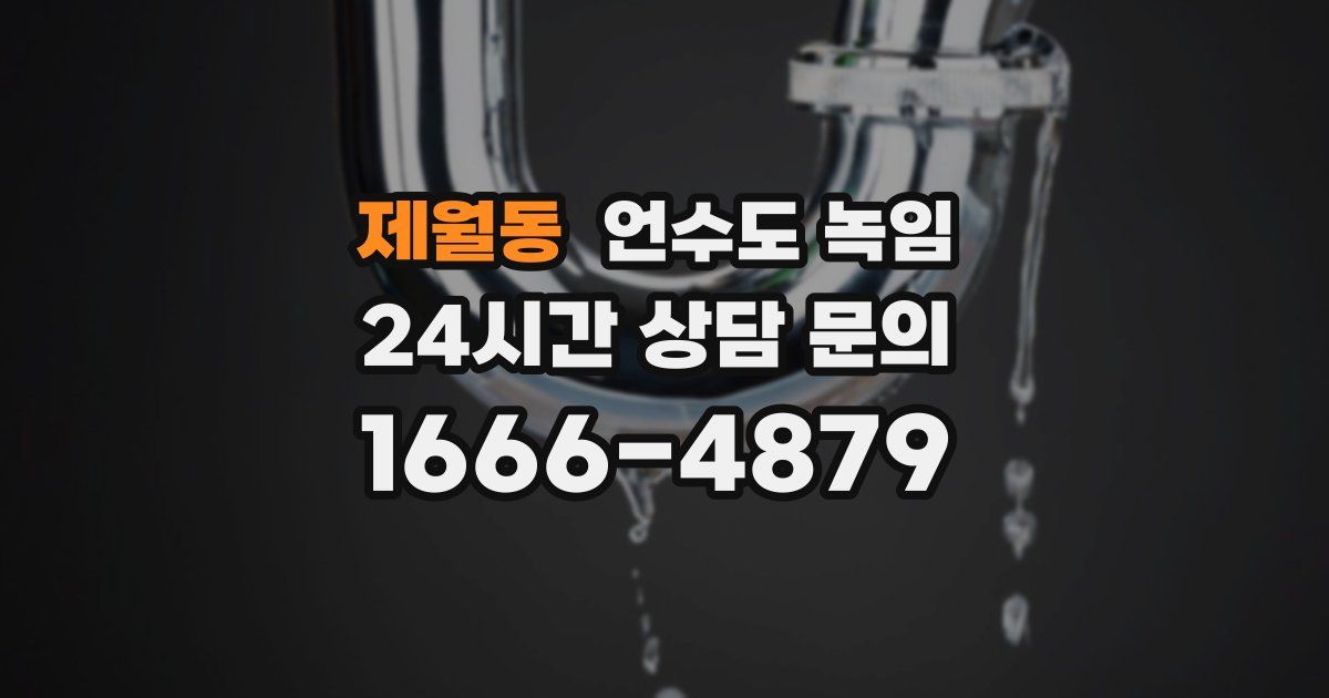 제월동 언수도 녹임