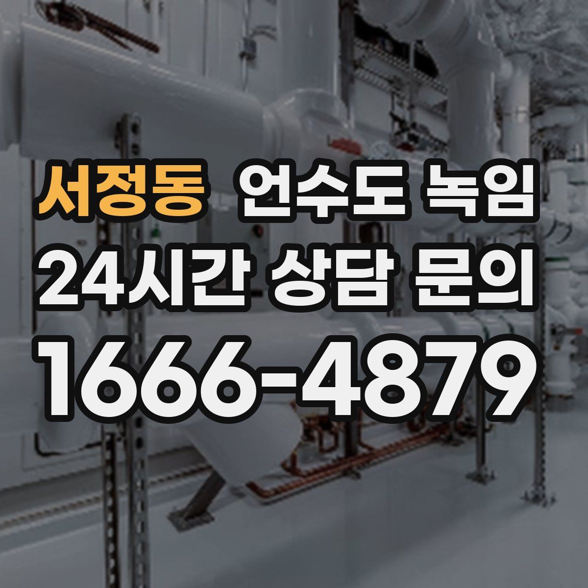 서정동 언수도 녹임