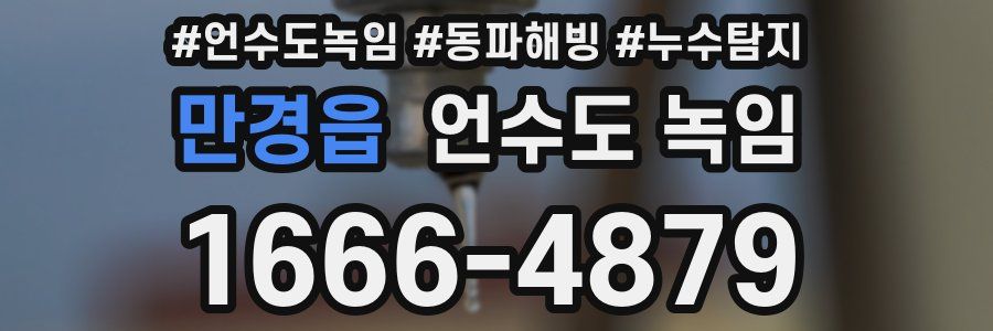 만경읍 언수도 녹임